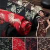 Čínský styl Drak Žakárová látka 150 cm široká Vyšívaná hotová látka na šití Šaty Cheongsam Domácí dekorace Festivalové potřeby