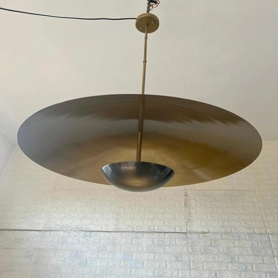 Brass Pendant Light Modern Pendant Ceiling Light for Living Room Dining Room Kitchen