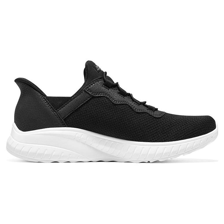 Skechers Slip ins Bobs Sport Squad Chaos 'Black White' Women's 117500-BLK