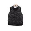 Womens Short Down Vest Winter Warm Puffer Stand Collar Loose Fit White Duck Sleeveless Outerwear