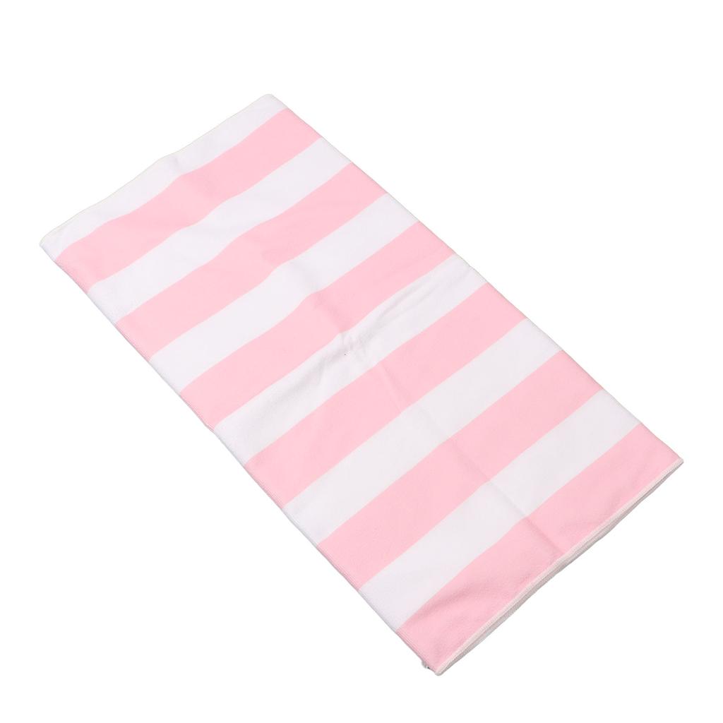 Microfiber Beach Towel Stripe Fast Drying Soft Super Absorbent Sand Beach Towel 59.1 X 29.5in
