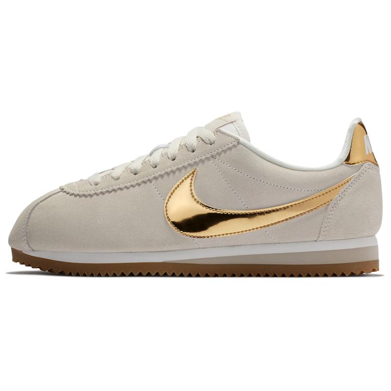 New Nike Classic Cortez Phantom Metallic Gold Women's 902856-013