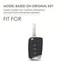 Leather Car Key Cover Case For Volkswagen Vw Golf 7 Mk7 Vii Gti Tiguan Mk2 Polo Caddy T5 Skoda Octavia A7 Kodiaq Seat Ateca Leon