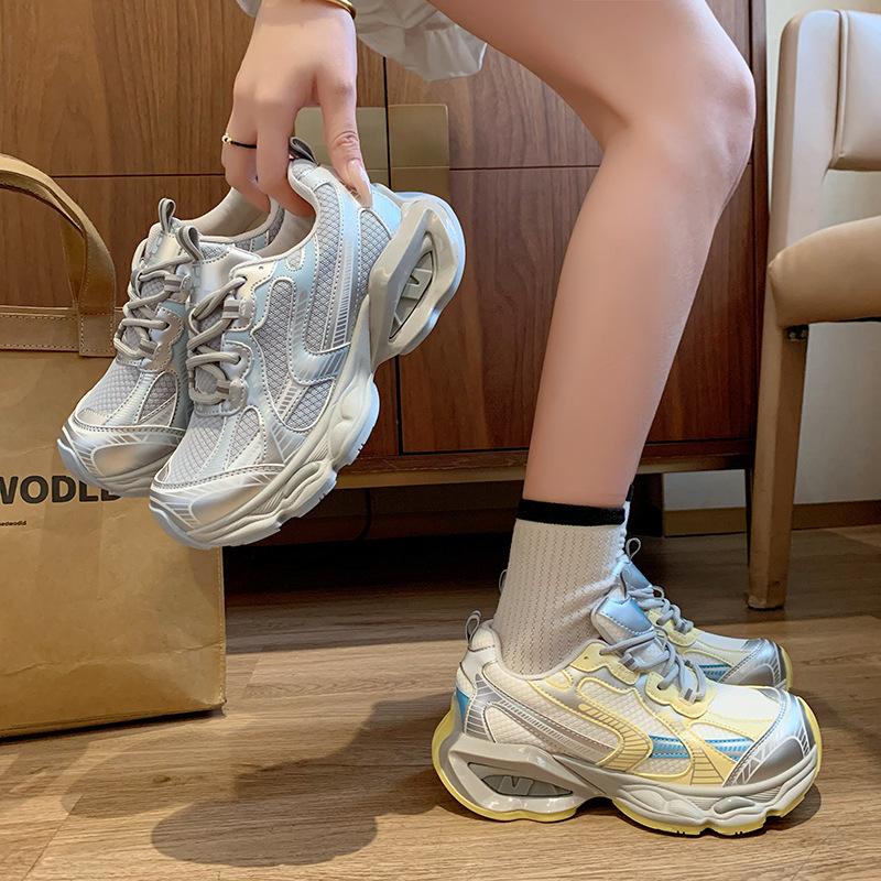 Fashion and casual design sense Classic platform women's summer new breathable mesh comfortable sports shoes