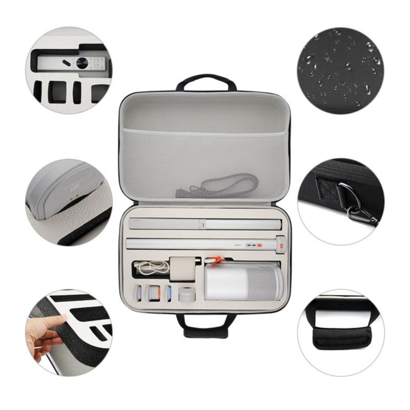 EVA Hard Travel Carrying Case Storage Bags Soft Lining for Play6 Portable Video Projectors Protectors Box