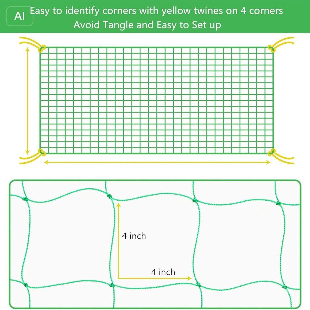 Plant Trellis Net for Climbing Support