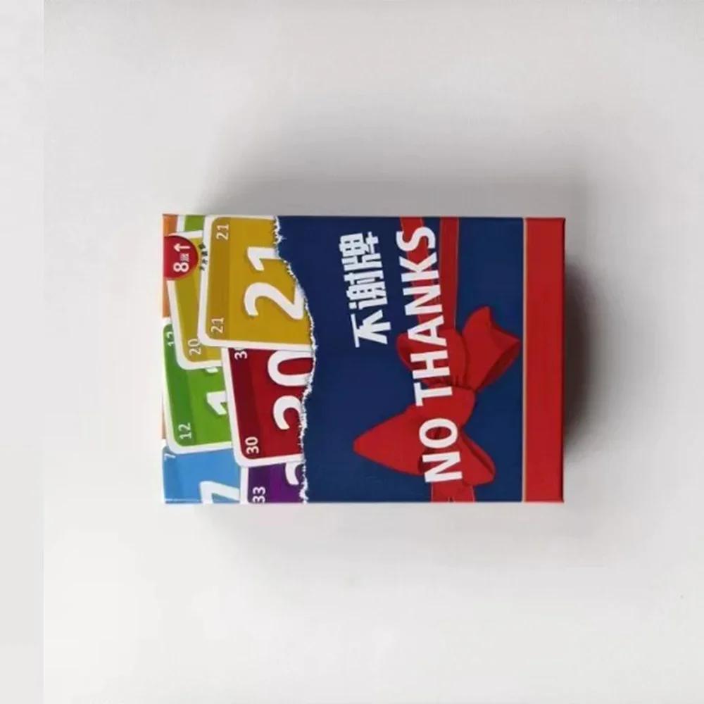 Ne, děkuji Stolní hra Zábavná karetní hra pro všechny věkové kategorie Podporuje smích a rodinnou zábavu