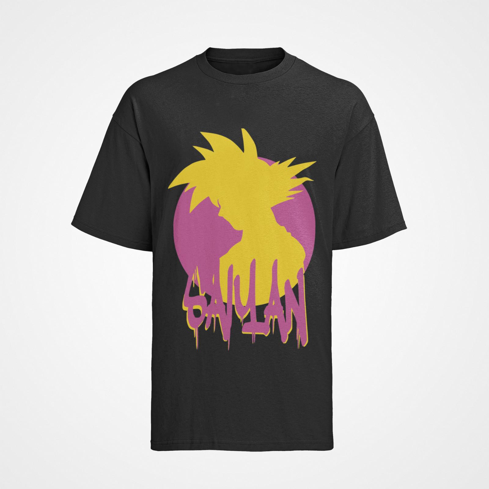 

Goku Saiyan Graffiti - Organic Cotton Men s T-Shirt Mens Womens Tees Top for Dragon Ball Fans 2XL