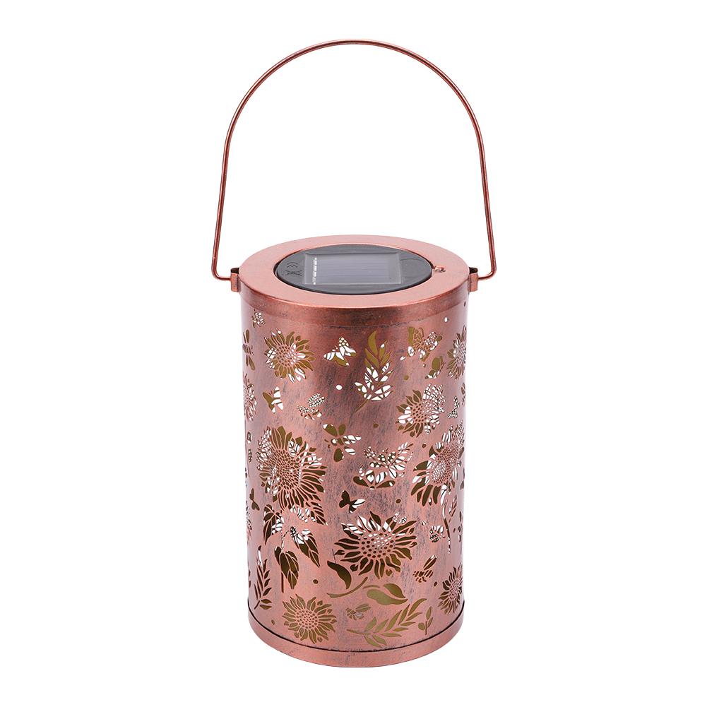 Solar Hanging Light Dragonfly Hollow Light IP65 Waterproof Solar Lantern Auto On/Off Decorative Solar Lights for Backyard Porch