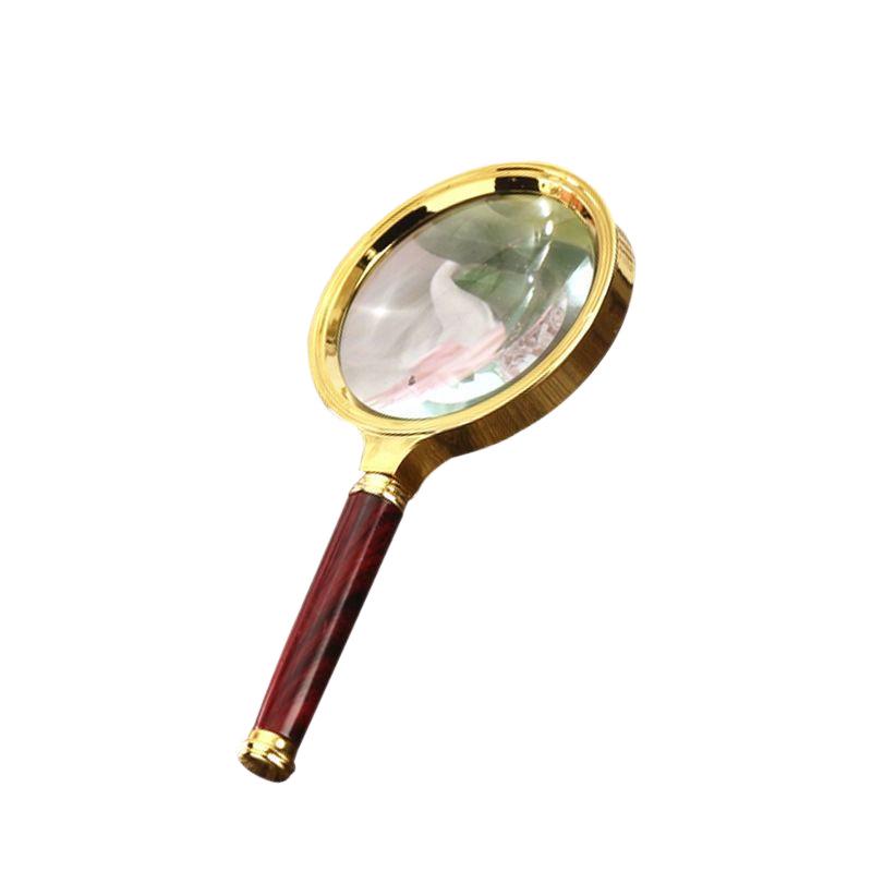 Dragon Handle High Definition Handheld Magnifying Glass for Elderly Reading and Jewelry Appraisal