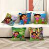 D-Dora Classic Anime Explorer Cushion Cover Inches Farmhouse Decor Home Throw Pillow Covers for Couch Decorations