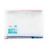 Letter Size Mesh Zipper Bags Soft EVA Clear Pocket Folders Durable Storage Solution School Supplies Documents 6 Count