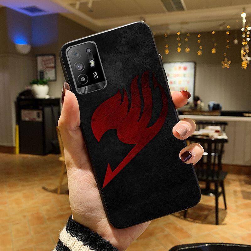Funda Anime Manga Fairy Tail Phone Cover For OPPO A74 A94 5G A3S A5 A5S A9 A12 A15S A52 A53 A53S A72 A73 2020 A91 5G Cases Coque