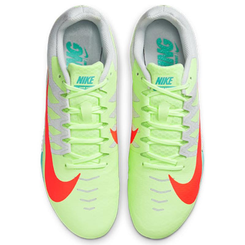 Nike Air Zoom Rival S 9 Spikes 'Barely Volt Hyper Orange' Sneakers Casual 907564-701