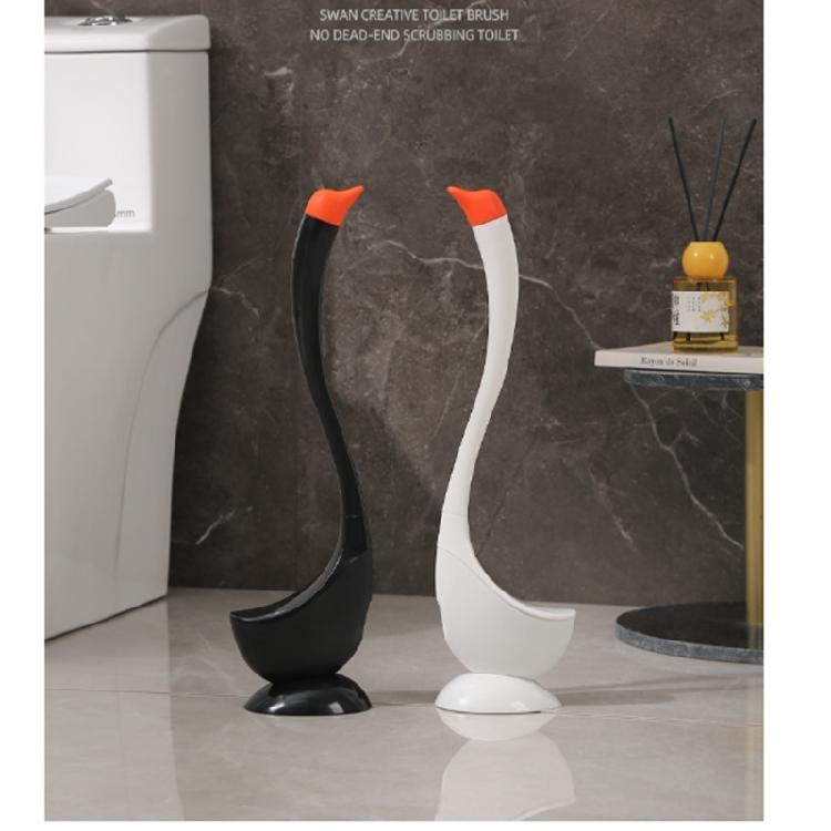 Modern Bathroom Cleaning Creative Toilet Brush and Holder Deep Cleaning Brush