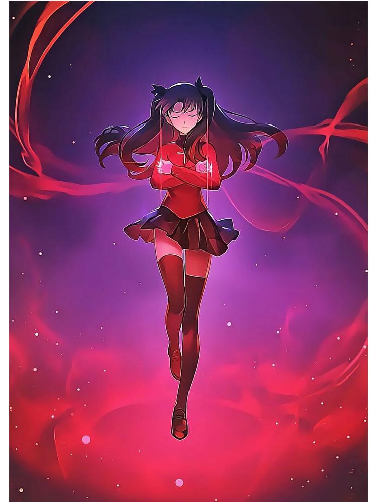 Fate Stay Night Giappone Anime Film Poster Kawaii Tela Pittura Immagine Della Parete Per I Bambini Soggiorno Decorazione Della Casa