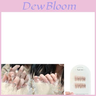 Handcrafted Galaxy Diamond Luxury Bridal Nail Tip Ice Transparent Enhances Fairness Pure Desire Removable