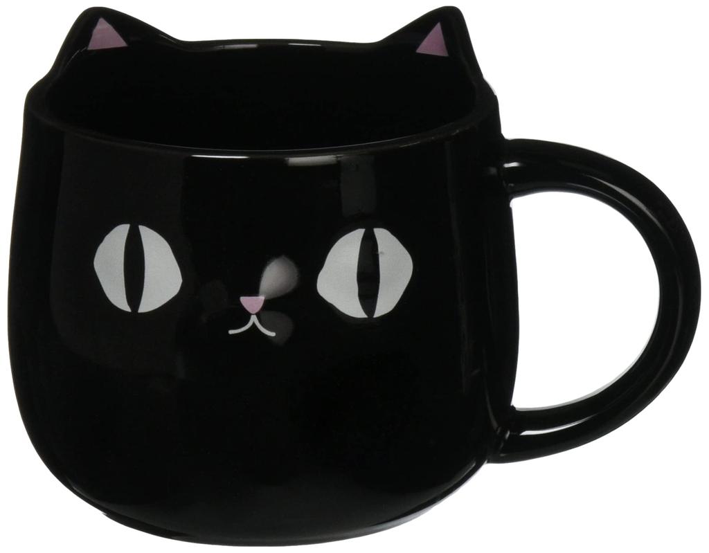 Nyanya Cat 3 Brothers Face Mug Kuro 13337 Ceramic-ai