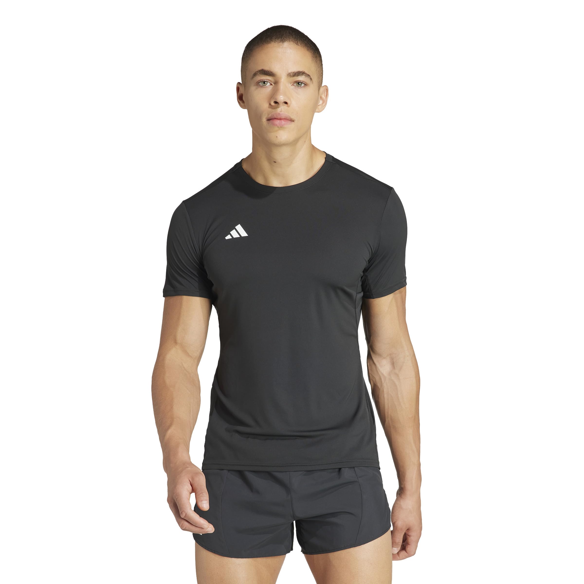 

Adidas adizero Essentials Running Short Sleeve Black Size S T-Shirt, Men s, (IN1156), (IEJ32)