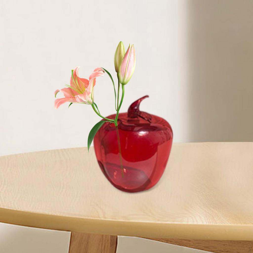 Flower Vase Plant Pot Empty Glass Diffuser Bottle Fruit Decorative for Bedroom