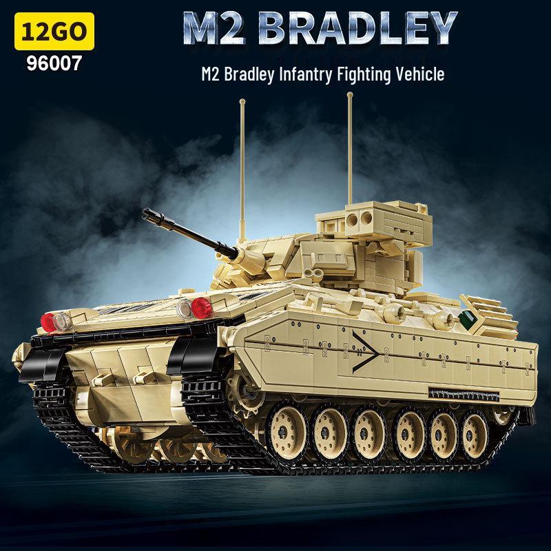 

Cross-Border Military Series 12GO95008 Tank Engine Building Blocks - Educational DIY Puzzle Toy for Boys
