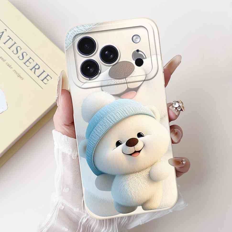 For Apple iPhone 17 Pro Max Case Luxury Painted Back Cover 6.56'' Silicone Soft Phone Case For iPhone17 iPhone 17 Pro Max Bumper