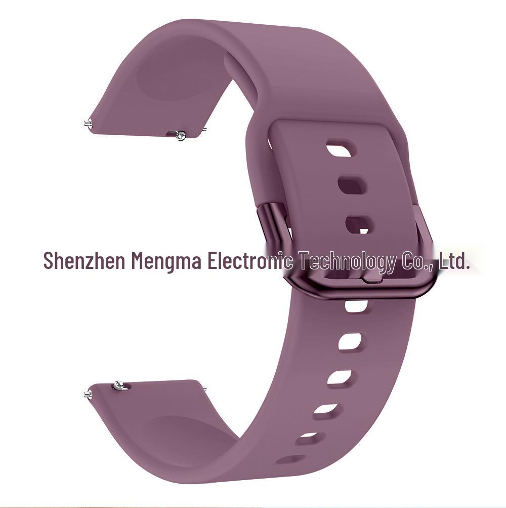 Samsung Galaxy Active2 Silicone Watch Band, Compatible with 20/22mm Watches, Including Huawei GT5.