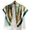 New 90*90cm Square Scarf Hijab Luxury Paisley Printed Hair Wraps Shawl Women Fashion Soft Satin Bandana Handkerchief