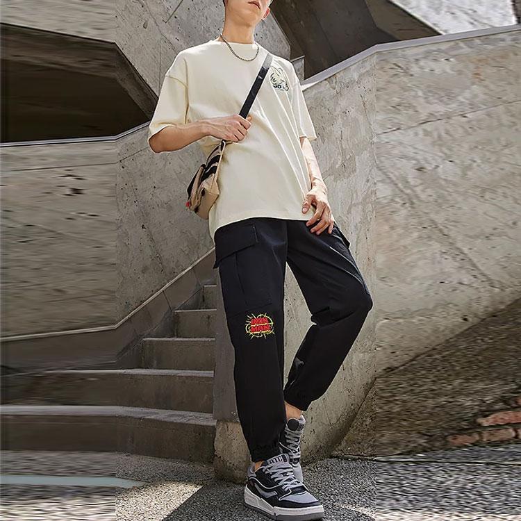Li Ning x MANWEI,LIANMINGKUAN Pantalon Décontracté Homme AKXSB61-1