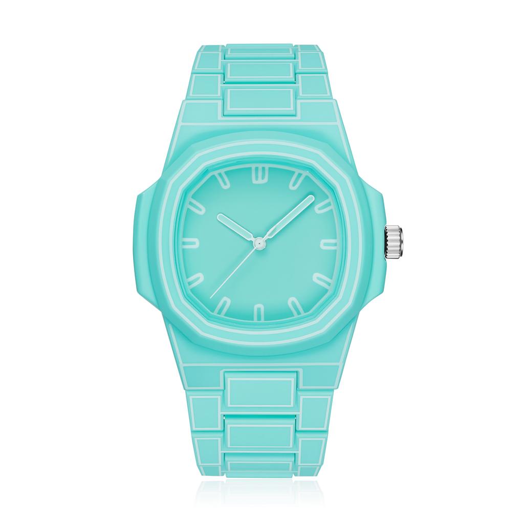 2025 New Fashionable Creative Men's Women's Watches Printed Lines Painting Design Octagonal Waterproof Quartz Watch Reloj