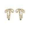 Cold Wind Hollow Bow Stud Earrings Women'S Simple Niche Design Temperament Versatile High-End Sense Ribbon Earrings Earrings