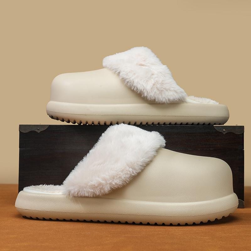 

Обувь для мужчин Мягкие и удобные Теплые Добавить хлопок Добавить бархат Тапочки для мужчин Водонепроницаемые тапочки Пара Женские домашние туфли Новые 44-45 хаки