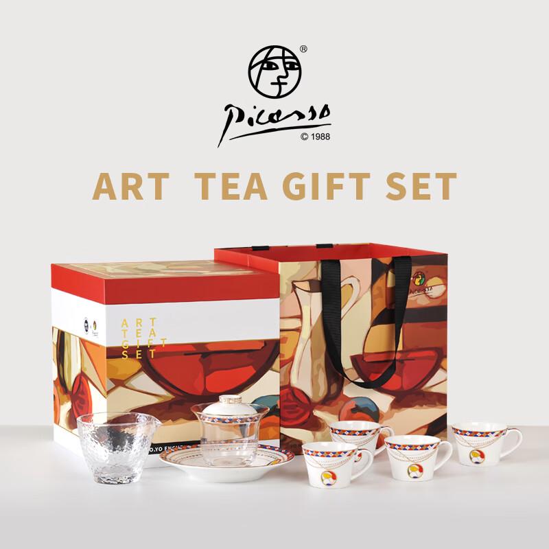Picasso-Inspired Minimalist Ceramic Tea Set