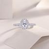 Original Factory Price Oval Ring Moissanite Jewelry VVS1 Women Ring Fashion Jewelry Gem Rings Engagement Band S925 Ring
