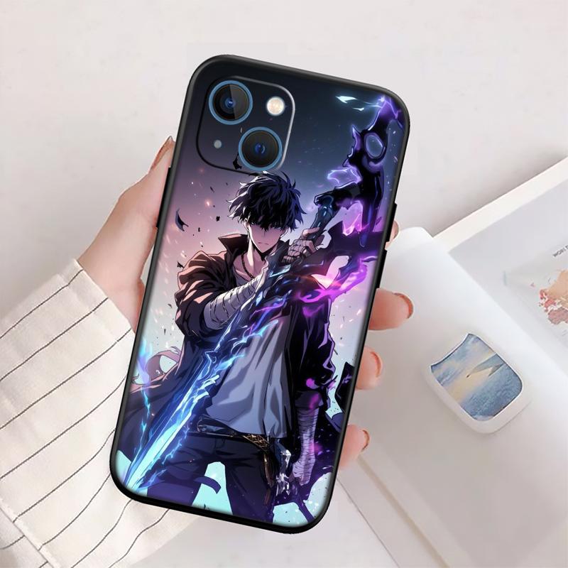 QE3 Anime Sung JinWoo Hülle für Samsung Galaxy M06 M15 M16 M35 M55 M56 A36 A42 A50 A50S A51 A52 A32 A33 A05 A05S A06 A16 A20