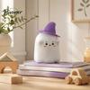 Cute Ghost Magician Decor Silicone Night Light with Tap Sensing Control, Rechargeable LED Lamp for Eye Protection Sleep Bedroom Kids Room Decor,