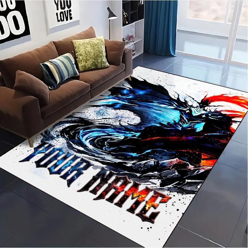 Name Custom Igris Carpet Rug for Living Room Bedroom Home Sofa Decoration,Kids play Non-slip Floor Mat
