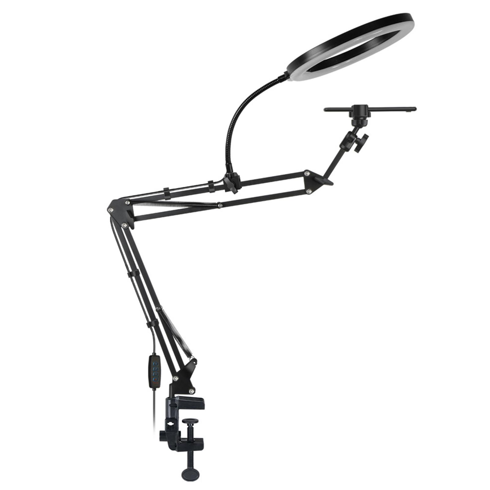 

Настольная подставка для камеры с регулируемым кронштейном, держатель для телефона, настольная подставка с GimbalFill A