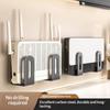 2Pcs Home Router Storage Box Wall Artifact Set-Top Box Wall-Mounted Fixture Support Bracket Wifi Placement Rack For Living Room
