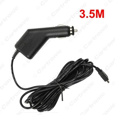 3.5m Car Charger Cable with MINI USB for 12V-24V GPS Navigator