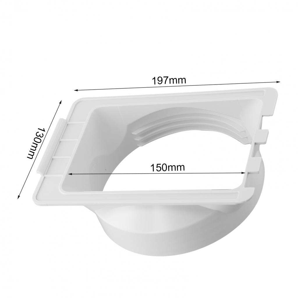 Bærbar kanaladapter for 15 cm avtrekksrør for klimaanlegg