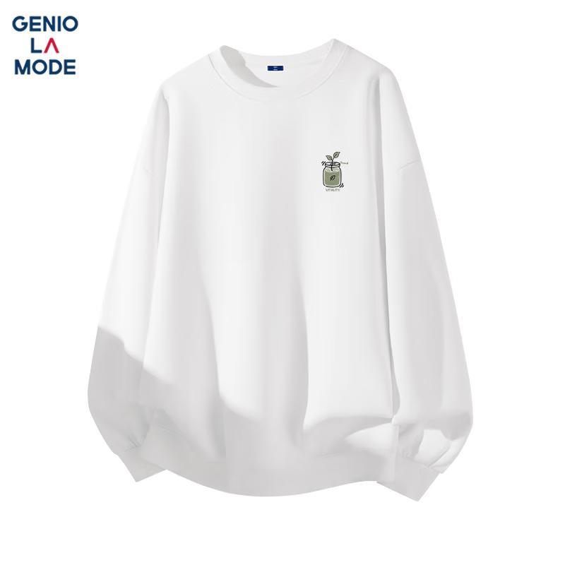 

GENIOLAMODE Men s Round Neck Graphic Sweatshirt 3XL