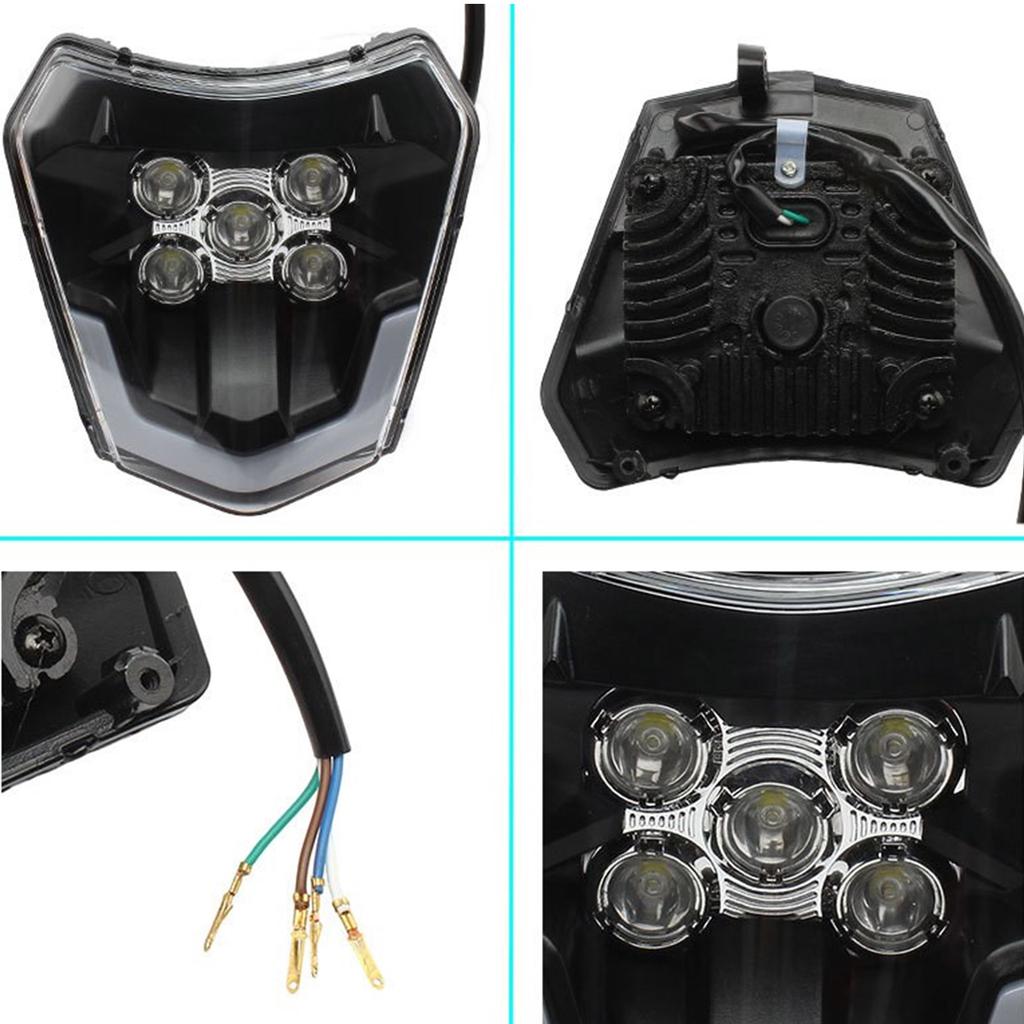 Long Lastings LED Motorcycle Front Lamp, Energy Efficient with Daylight Visibility Feature Safe Night Riding Experience
