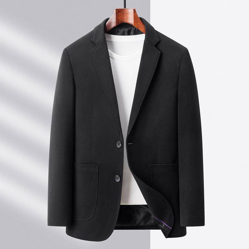 

Весна и осень новый шерстяной костюм мужской корейский стиль тонкий модный маленький костюм мужской повседневный одинарный костюм 4XL