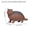 Cat Figurine Tea Pet Creative Desktop Ornament for Teahouse Centerpiece Desk