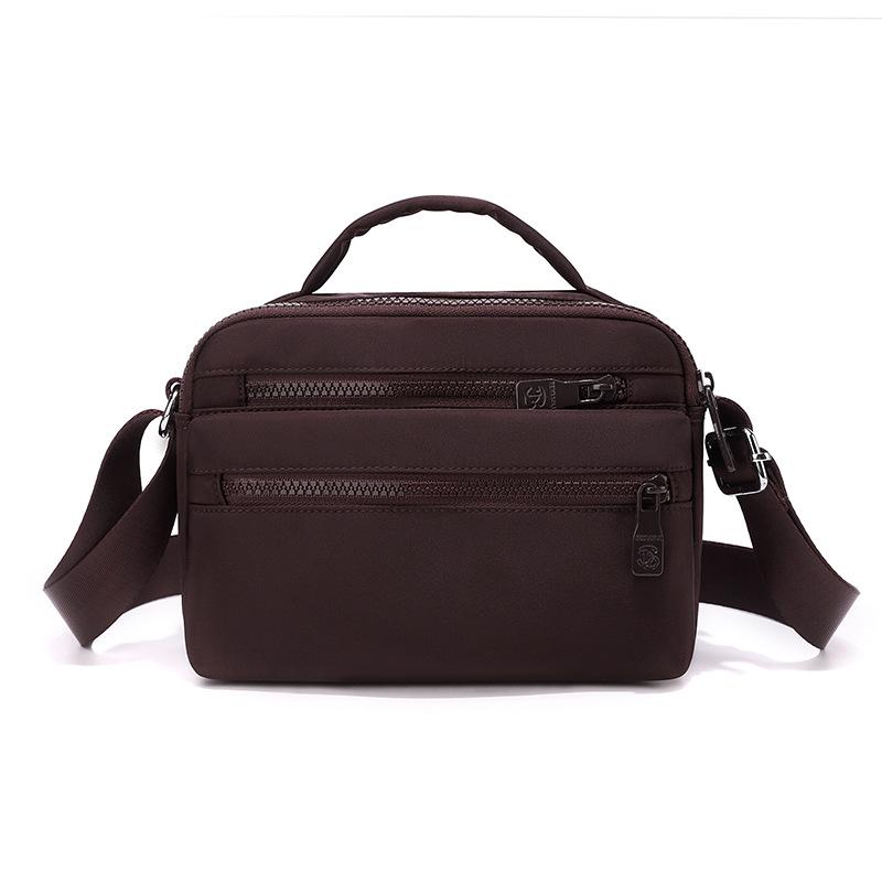 Women's Water-Repellent Crossbody Handbag: Multi-Layer Single-Shoulder Casual Nylon Bag