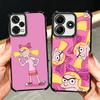 Cartoon Hey Arnold Helga Plating Phone Case For Xiaomi Redmi Note 14 15 Pro Plus 13 12 11 11S 11T 10 9S 9 5G Anti-Fall Airabag C
