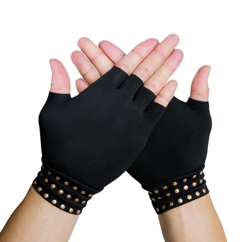 Unisex Half-Finger Gloves Suitable for Cycling, Driving, Hiking, Fitness, Fishing, Sun Protection
