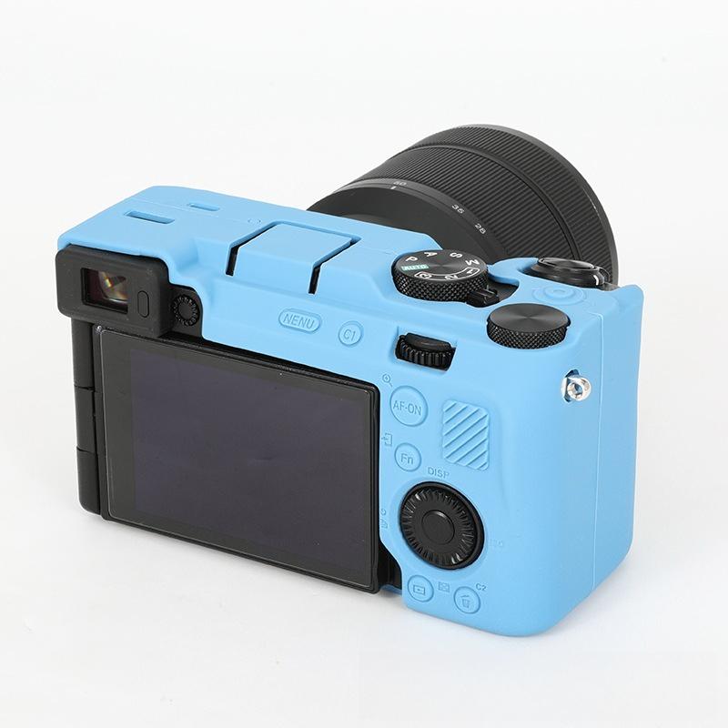 Huse din silicon pentru Sony A7CR și A7CII Genți pentru camere foto pentru A7CR Camere foto mirrorless Huse de protecție anti-cădere pentru camerele foto A7CII