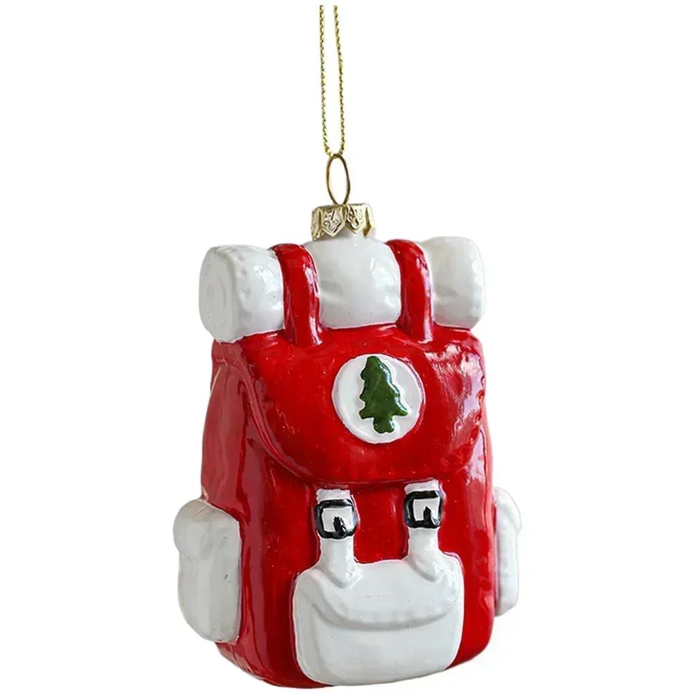 Plastic Christmas Hanging Ornaments with Santa Claus and Snowman for Seasonal Decoration on Trees and Around the Home